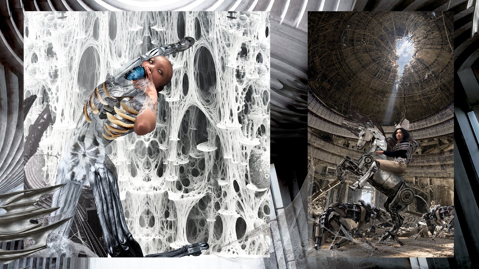 a composite image of me in the past and in the future